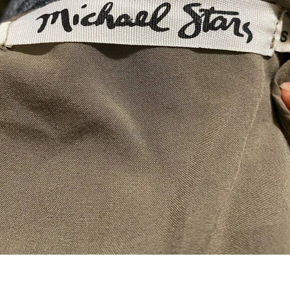 Michael Stars Utility Green Romper Jumpsuit Button Up with chest pockets small - Picture 10 of 12